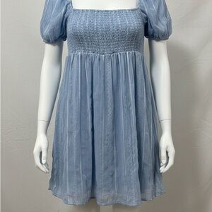 Altar'd State Blue Midi Dress